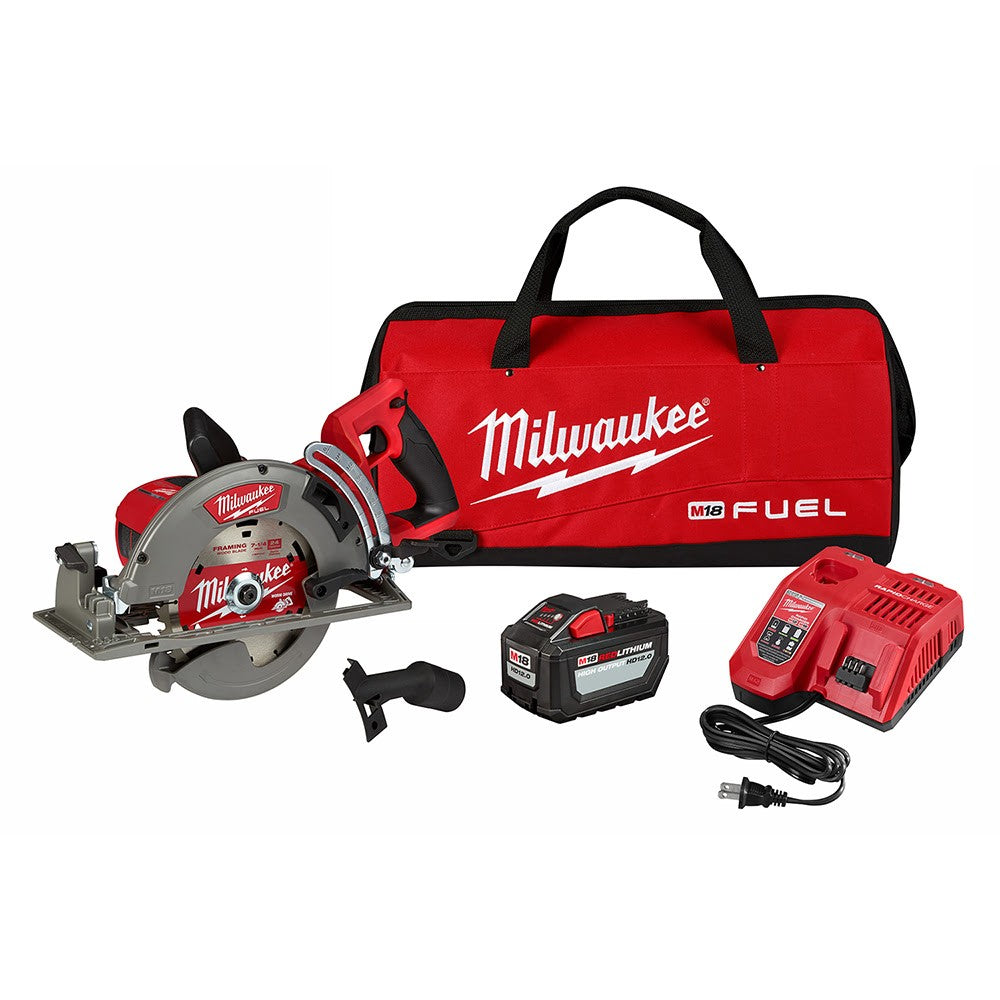 Milwaukee 2830-21HD M18 Fuel 7-1/4 Rear Handle Circular Saw Kit