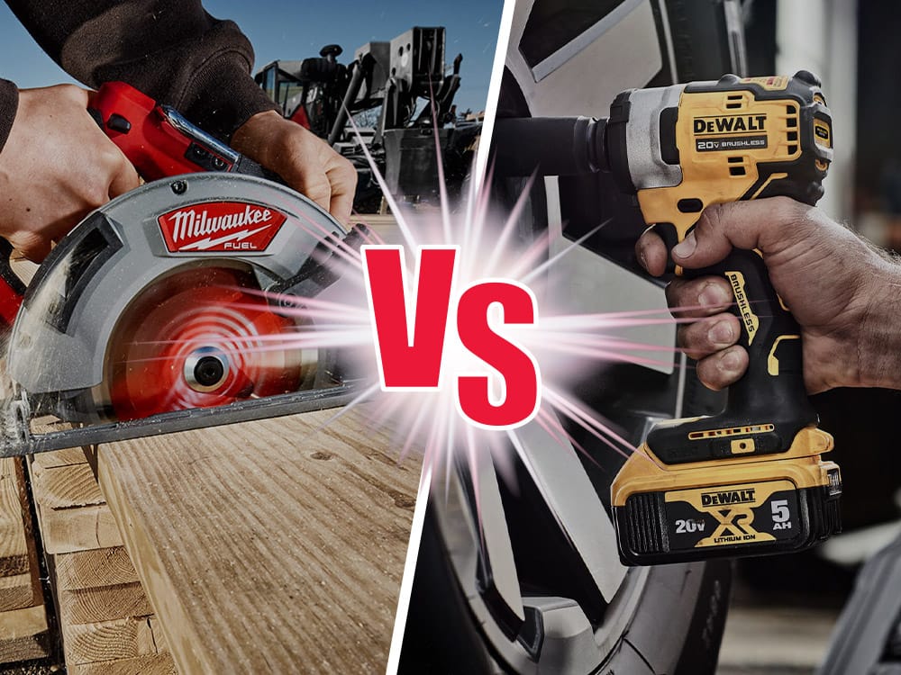 Milwaukee Tools Vs DeWalt Tools