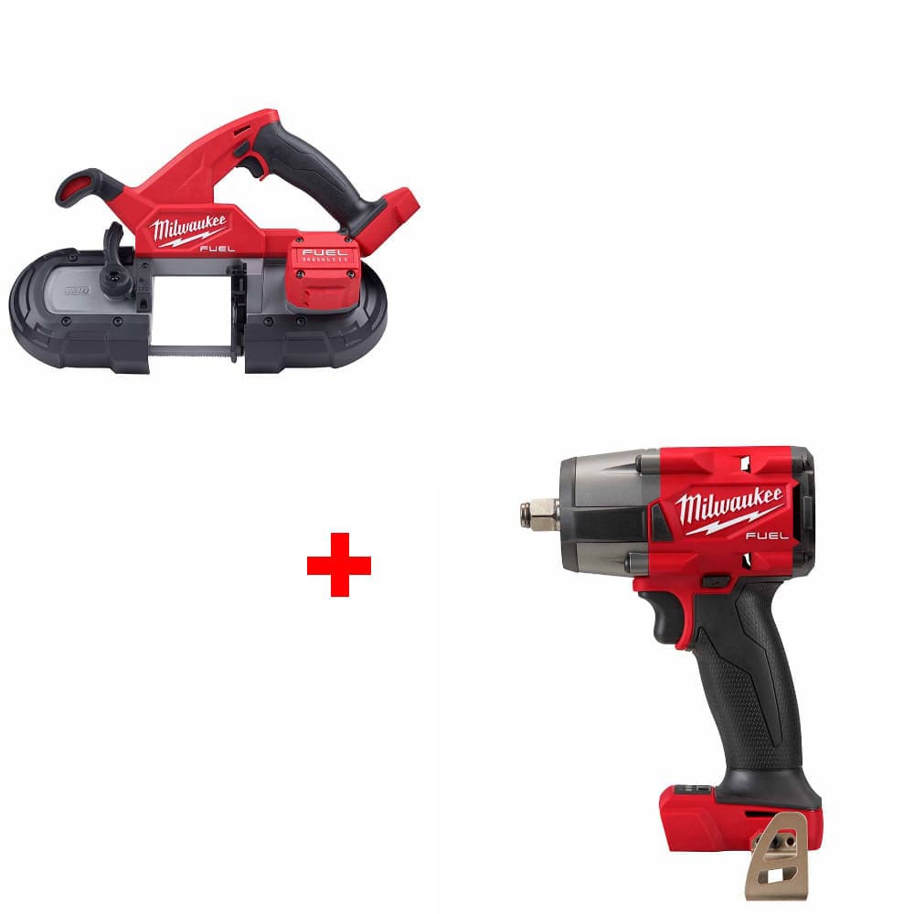 Milwaukee 2829-20 M18 FUEL Band Saw, Bare w/ FREE 2962-20 M18 Impact Wrench