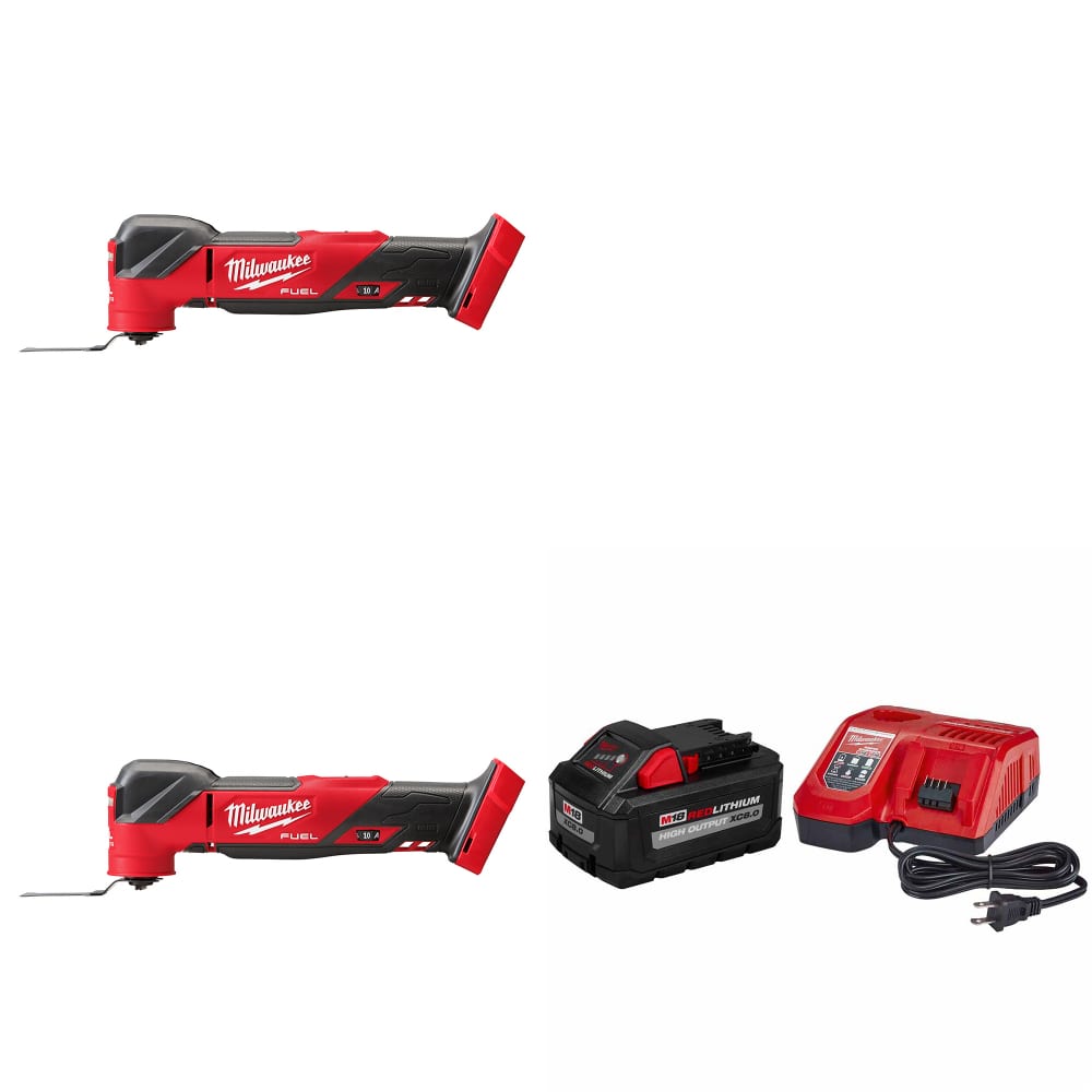 Milwaukee 2836-20 M18 FUEL Multi-Tool-2Pack W/ FREE 48-59-1880 M18 Starter Kit