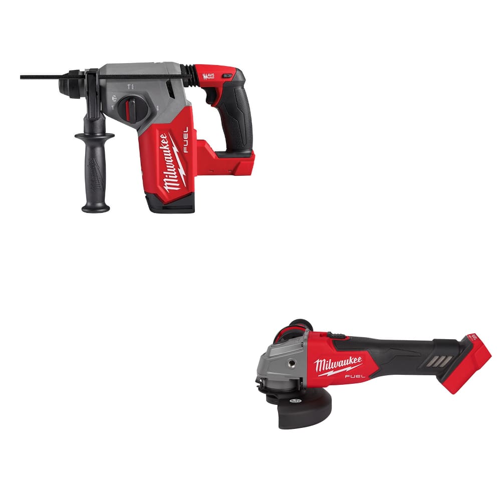 Milwaukee 2912-20 M18 FUEL Rotary 1" Hammer w/ FREE 2881-20 M18 FUEL™ Grinder