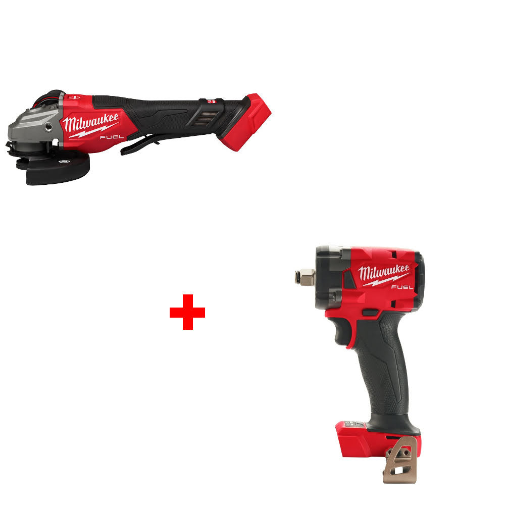 Milwaukee 3670-22 M18 FUEL Grinder Kit W/ FREE 2855-20 M18 FUEL Impact Wrench