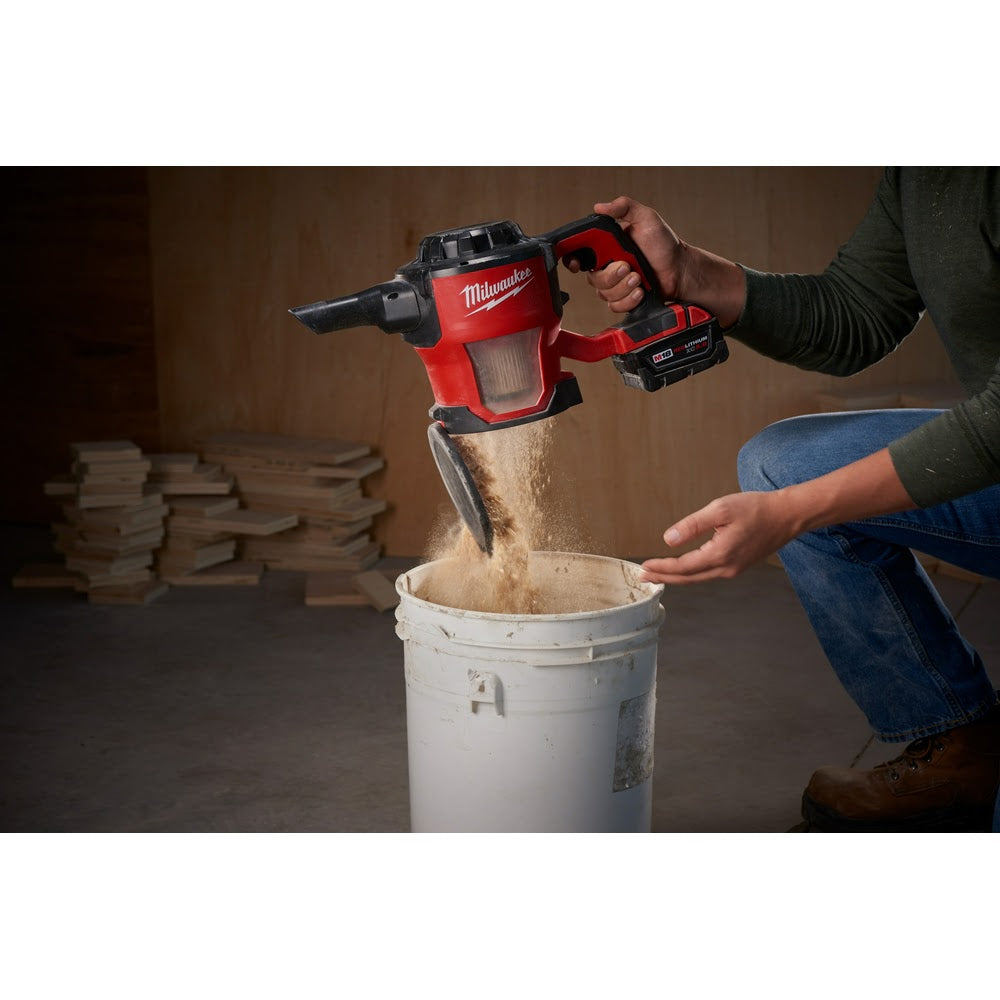 Milwaukee 0882-20 M18 Compact Vacuum - 7