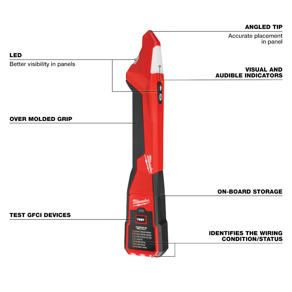 Milwaukee 2222-20 Circuit Breaker Finder w/ LED - 3