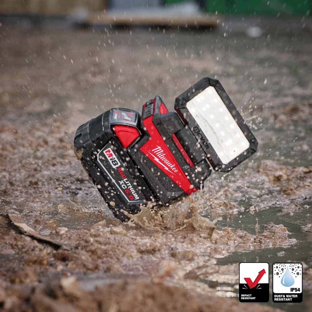 Milwaukee 2359-20 M18 ROVER Compact Folding Flood Light w/ USB Charging - 8