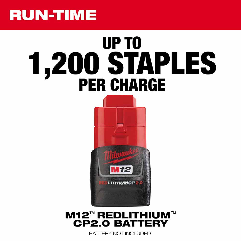 Milwaukee 2448-20 M12 Cable Stapler - 6