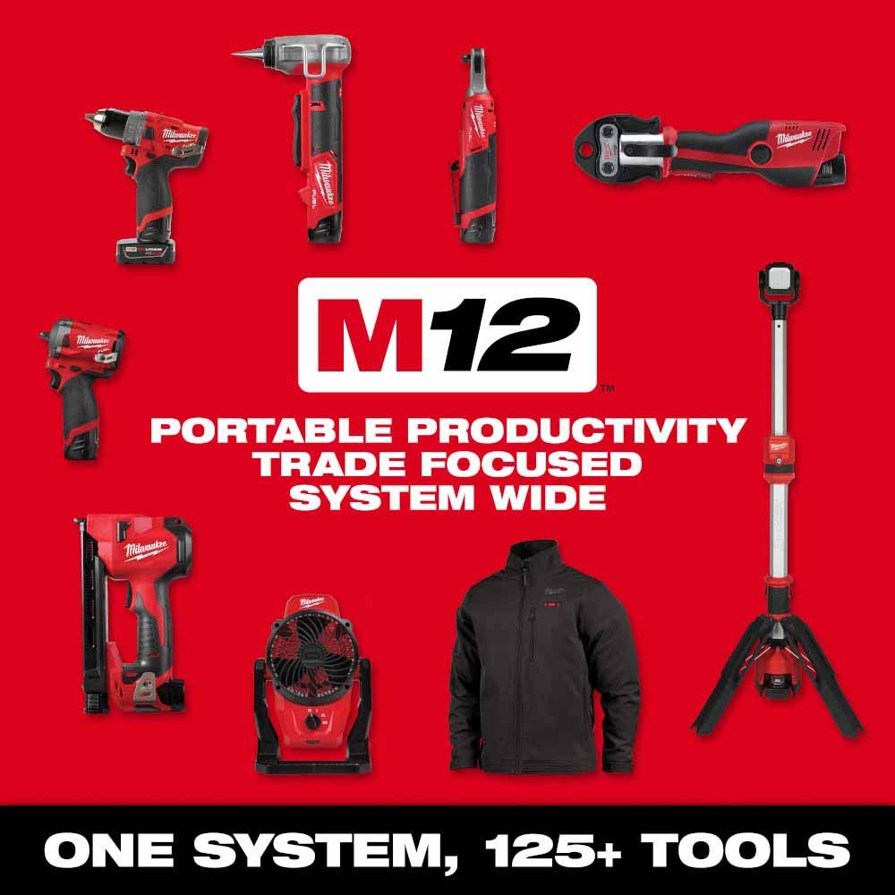 Milwaukee 2525-21 M12 Brushless Rotary Tool Kit - 11