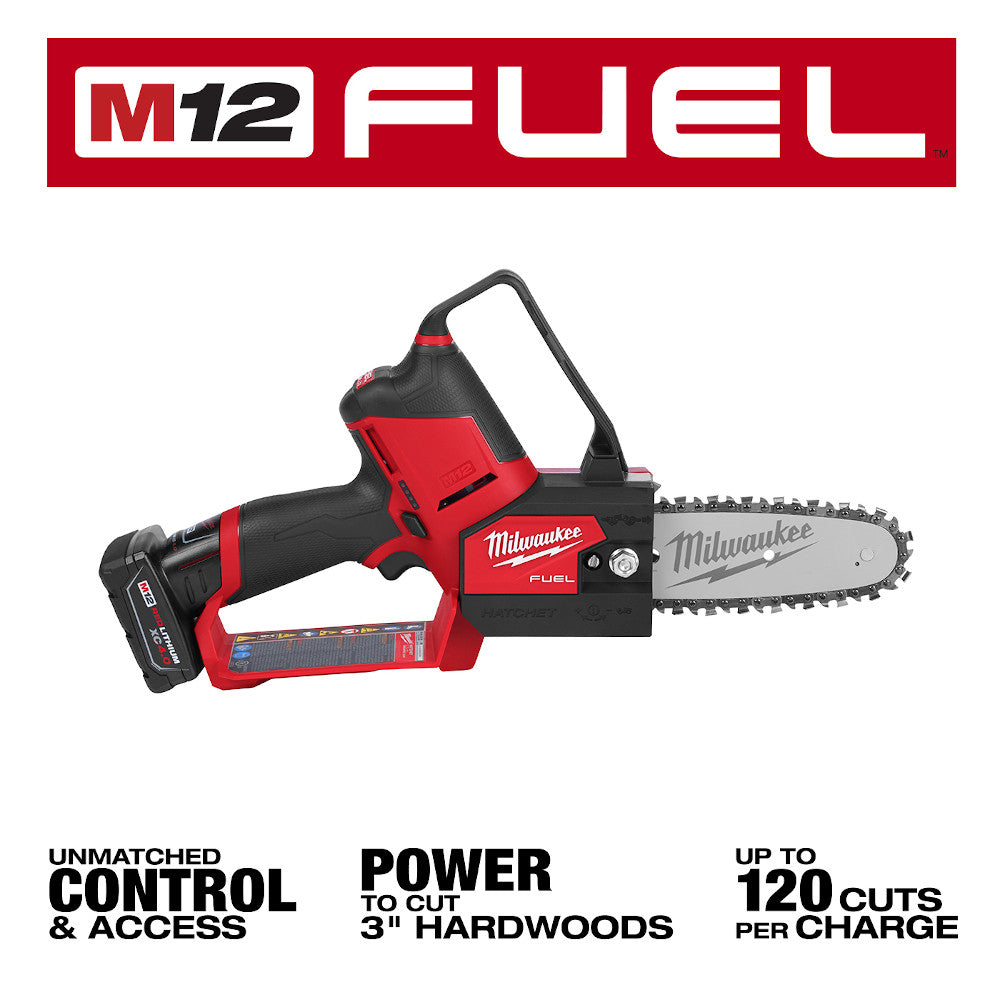 Milwaukee 2527-21 M12 FUEL™ HATCHET™ 6" Pruning Saw Kit - 3