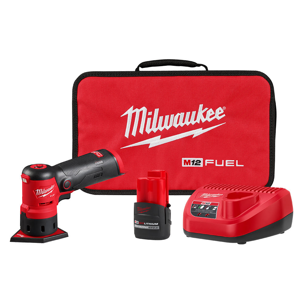 Milwaukee 2531-21HOC M12 FUEL Orbital Detail Sander Kit