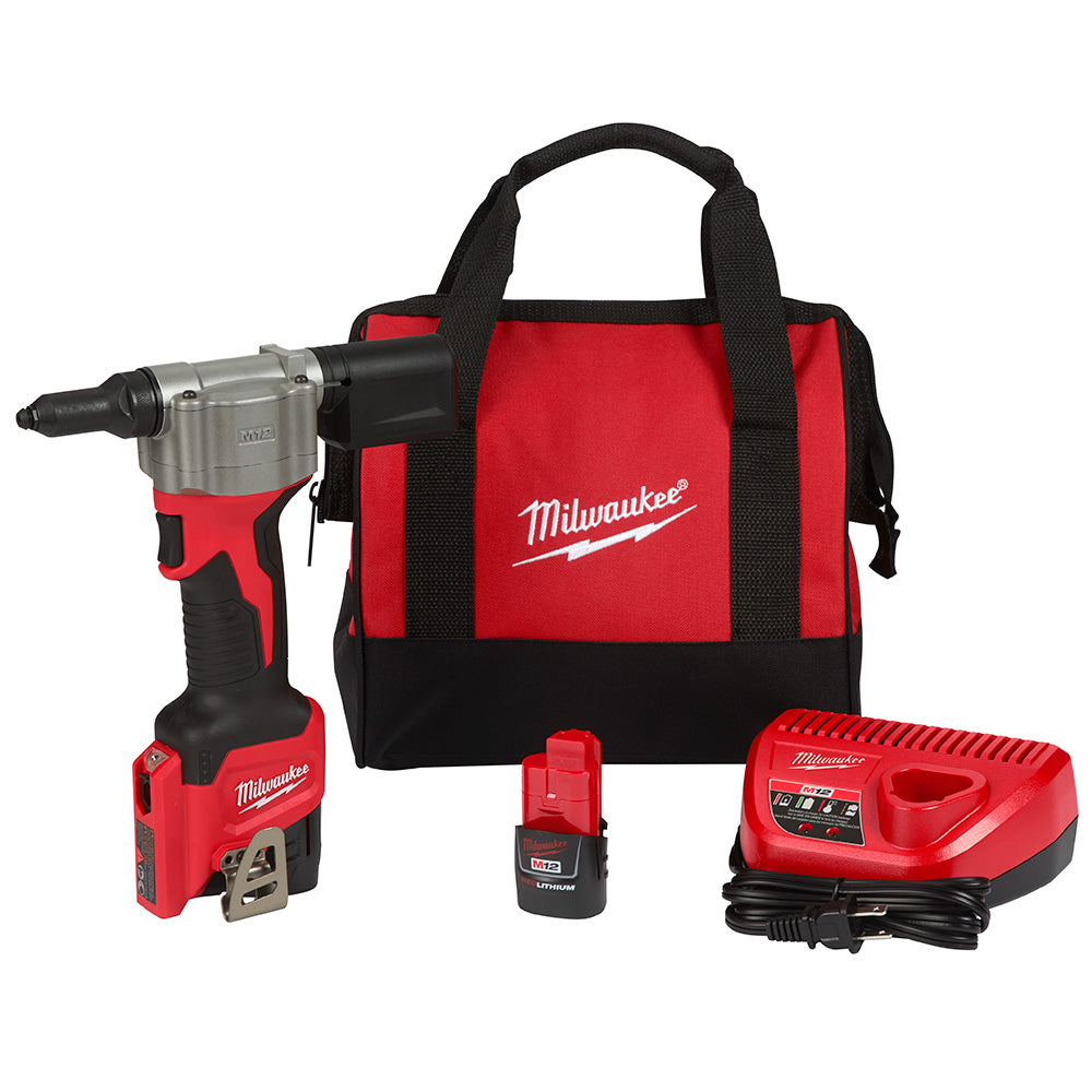 Milwaukee 2550-22 M12 Rivet Tool Kit - 2