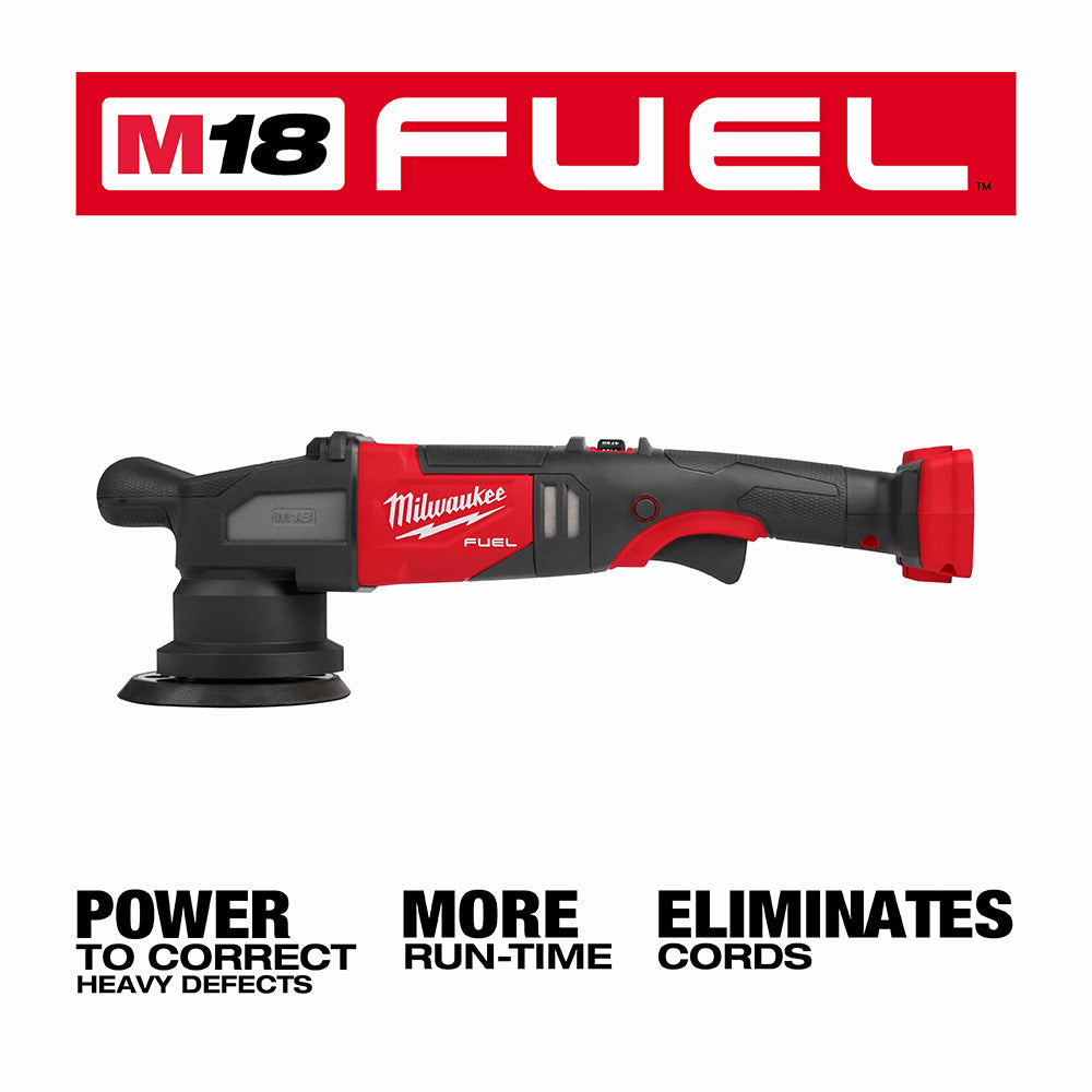 Milwaukee 2684-20 M18 FUEL 15mm Random Orbital Polisher - 7