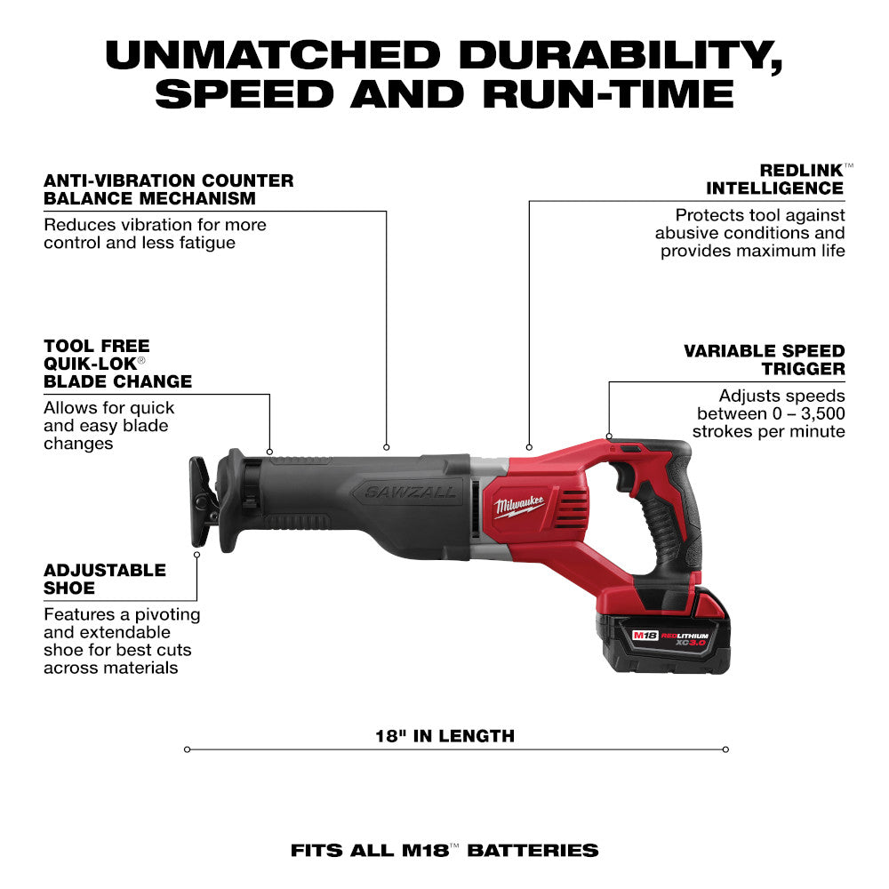 Milwaukee 2696-26 M18™ 6 - Tool Combo Kit - 7