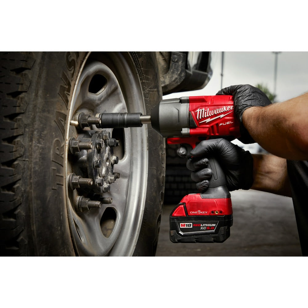 Milwaukee 2769-20 M18 FUEL 1/2" Ext. Anvil Controlled Torque Impact Wrench w/ONE-KEY Bare Tool - 9