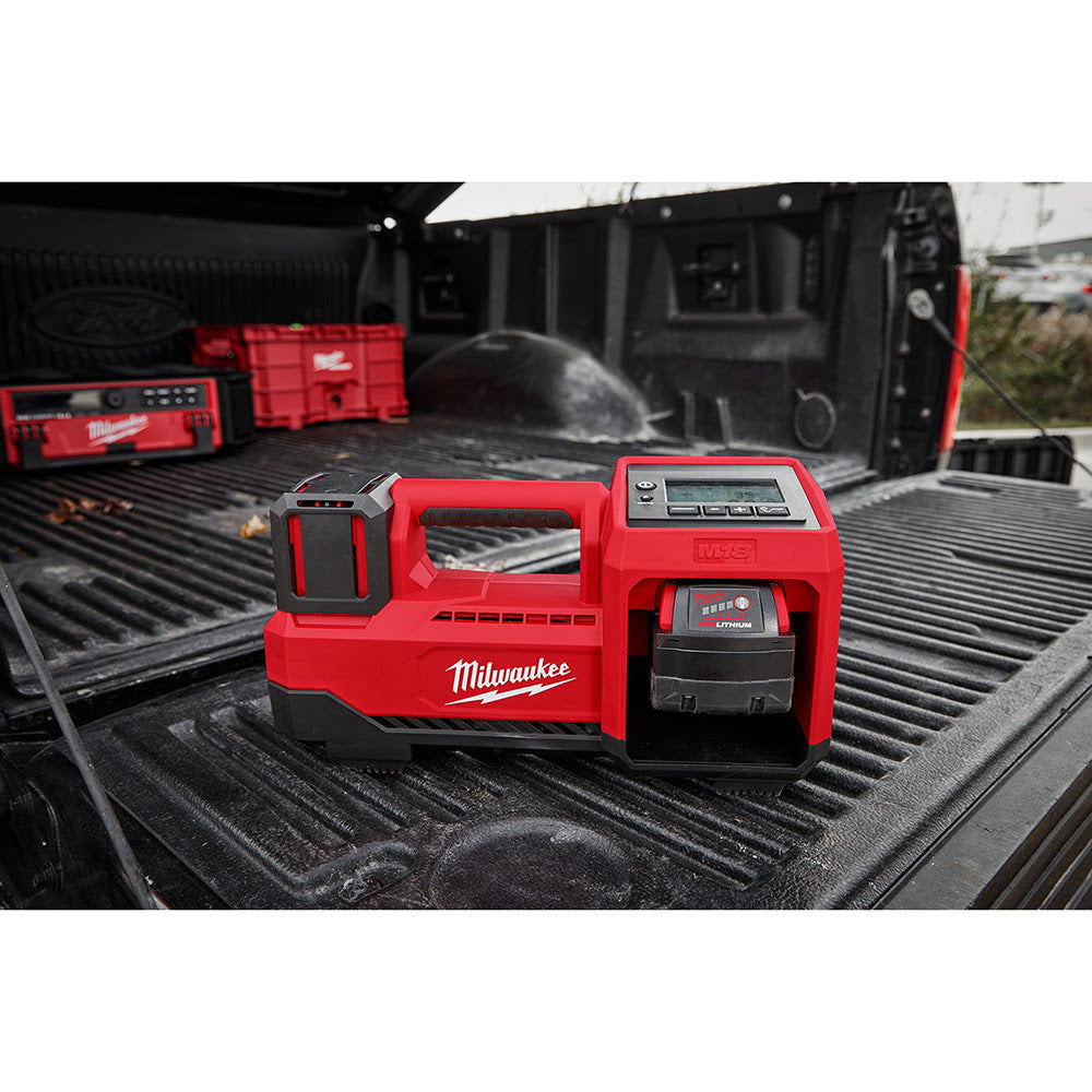 Milwaukee M18 Compact Tire Inflator, Tool Only - 11