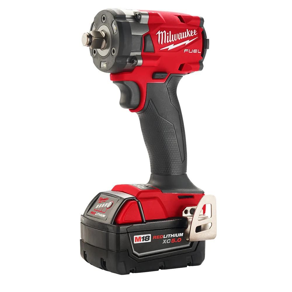 Milwaukee 2855-22R M18 FUEL 1/2 " Compact Impact Wrench w/ Friction Ring Kit - 4