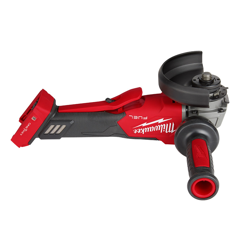 Milwaukee 2882-20 M18 FUEL™ 4-1/2" / 5" Braking Grinder w/ ONE-KEY™  Paddle Switch, No-Lock - 17