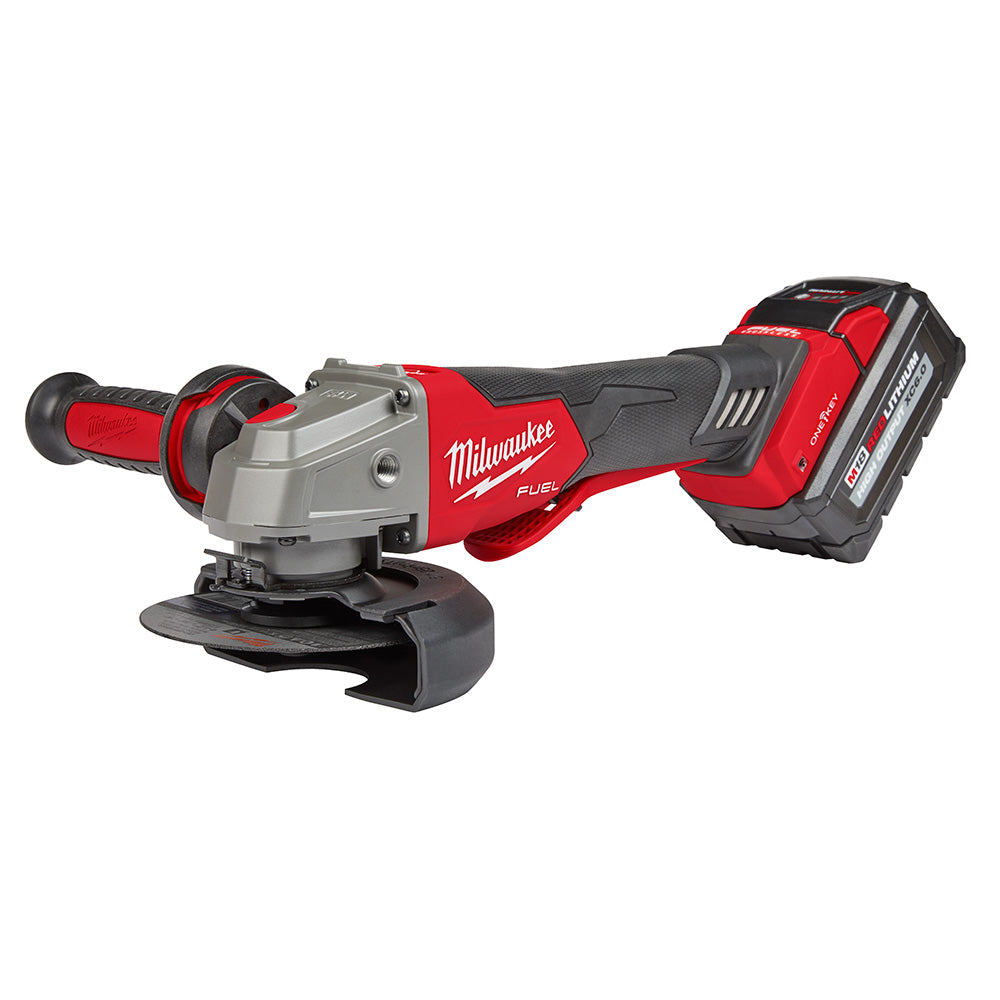 Milwaukee 2882-22 M18 FUEL™ 4-1/2" / 5" Braking Grinder w/ ONE-KEY™  Paddle Switch, No-Lock Kit - 10