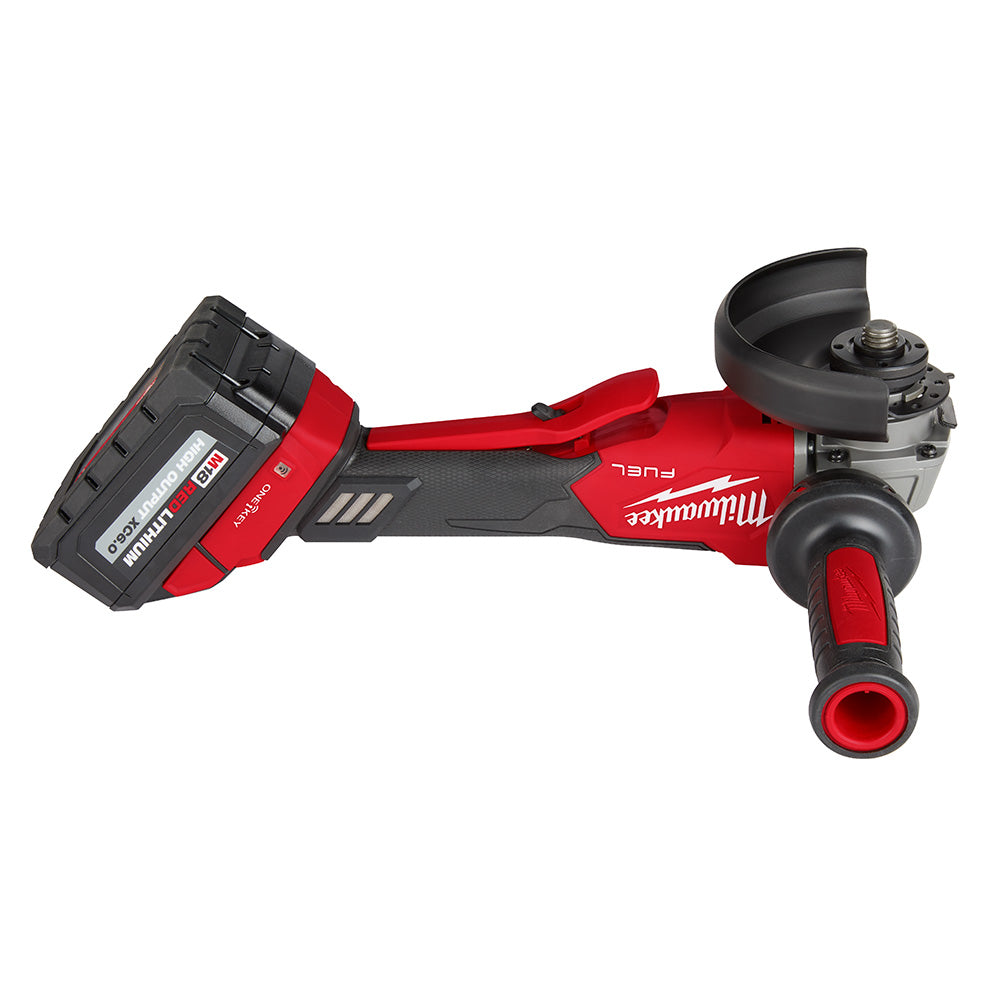 Milwaukee 2882-22 M18 FUEL™ 4-1/2" / 5" Braking Grinder w/ ONE-KEY™  Paddle Switch, No-Lock Kit - 13