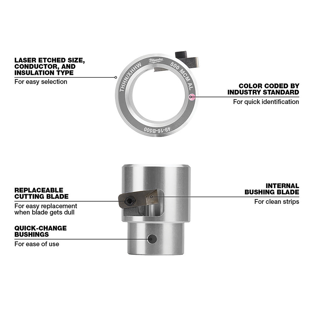Milwaukee 2935AL-21 M18 Cable Stripper Kit for Al THHN / XHHW - 6