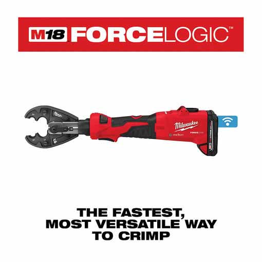 Milwaukee 2978-22BG M18™ FORCE LOGIC™ 6T Linear Utility Crimper Kit w/ BG-D3 Jaw - 9