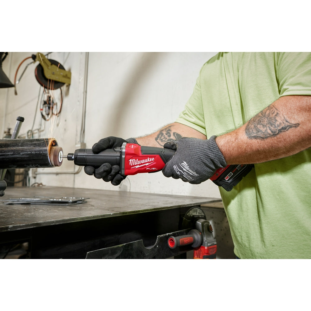 Milwaukee 2984-20 M18 FUEL Variable Speed, Braking Die Grinder, Paddle Switch w/ ONE-KEY - 11