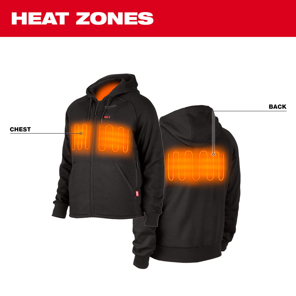 Milwaukee 306B-20 M12 Heated Hoodie Black (Hoodie Only) - 5