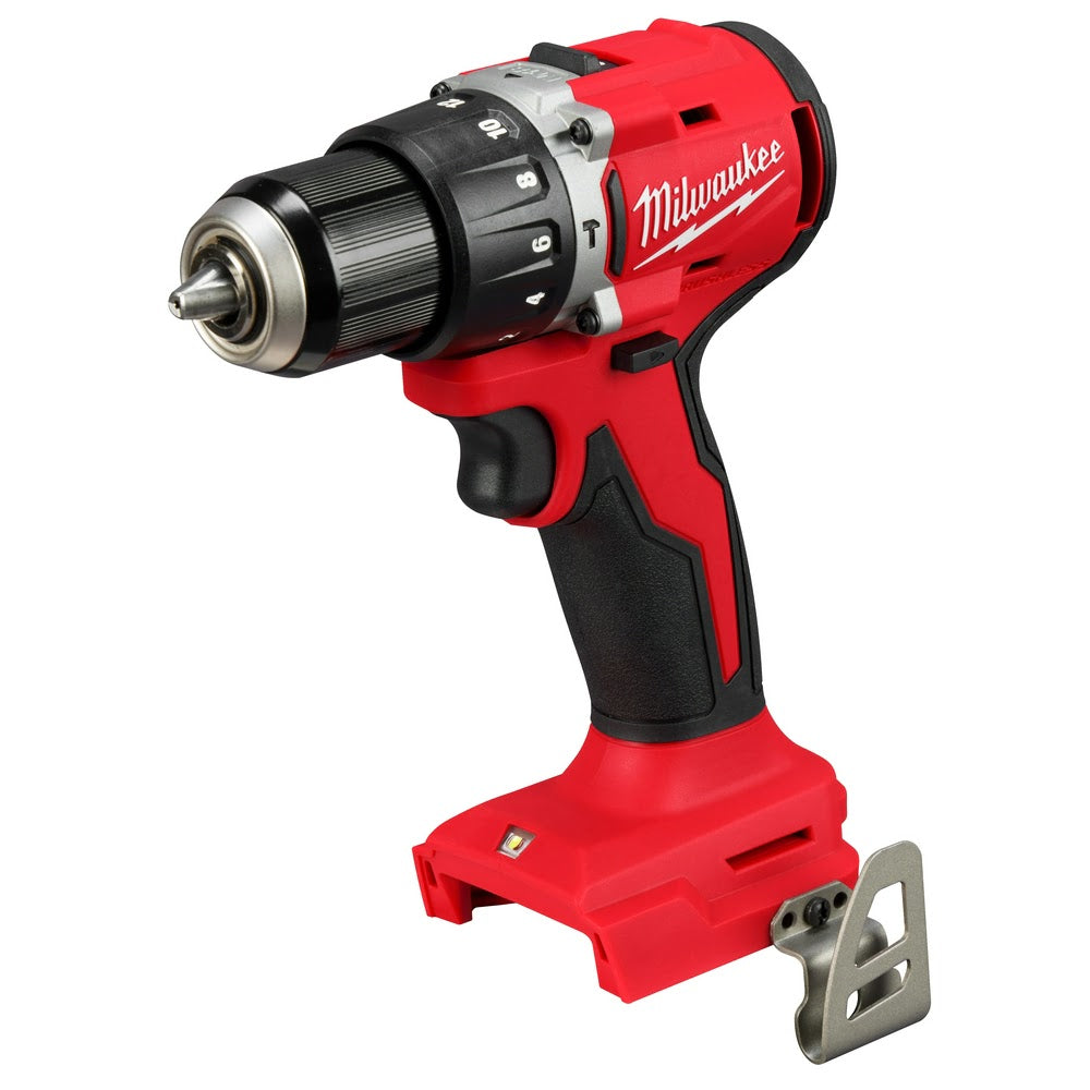 Milwaukee 3602-20 M18 Compact Brushless 1/2" Hammer Drill/Driver - 6