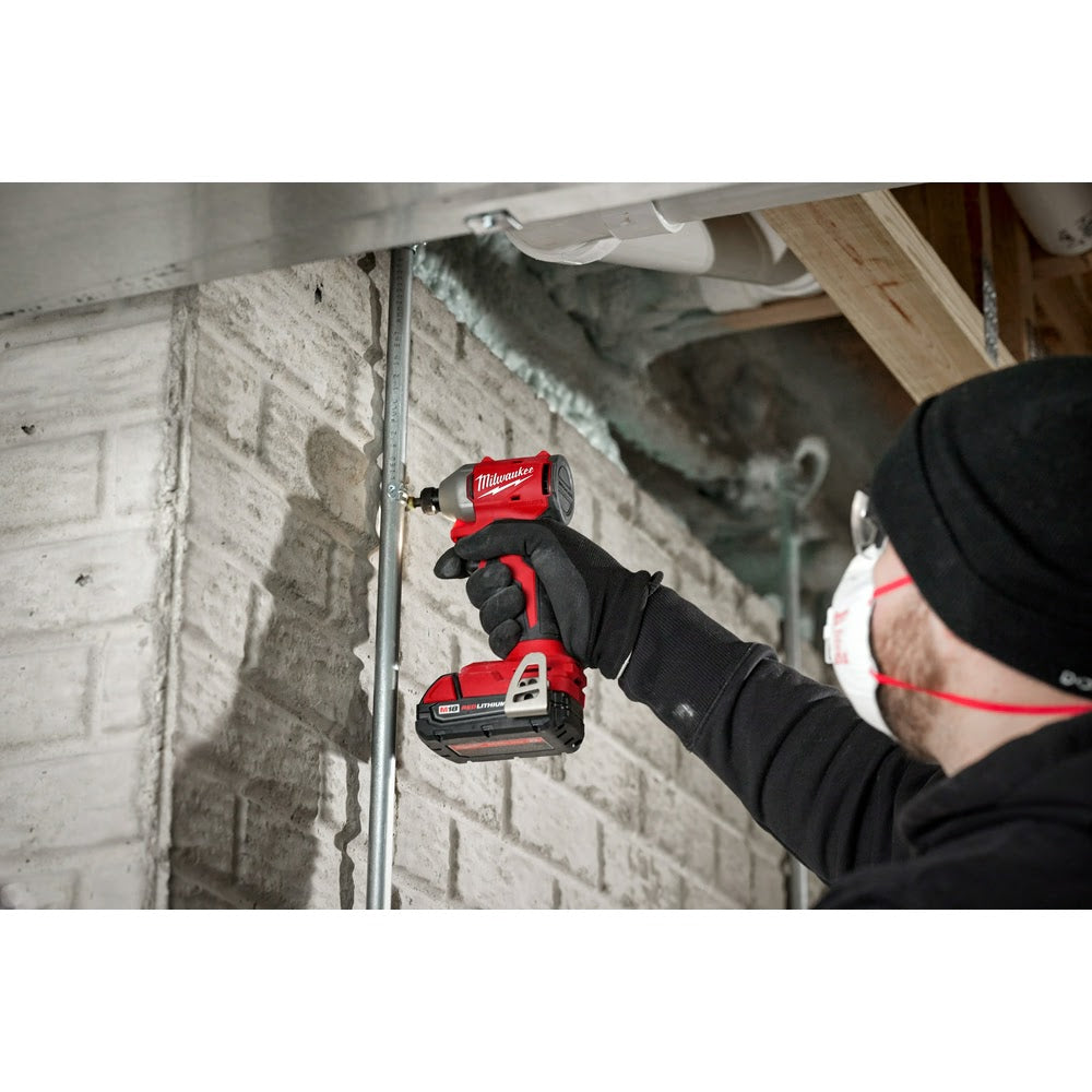 Milwaukee 3651-20 M18 Compact Brushless 1/4" Hex 3-Speed Impact Driver - 8