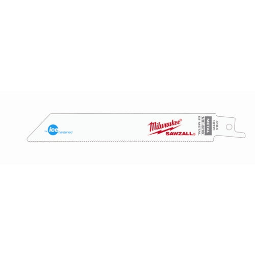 Milwaukee 48-00-4184 Ice Hardened 6" 18 TPI Sawzall Blade 5-Pack