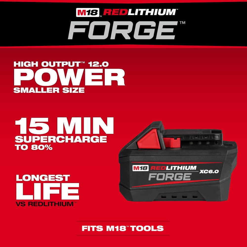 Milwaukee 48-11-1861 M18 REDLITHIUM FORGE XC6.0 Battery Pack - 2