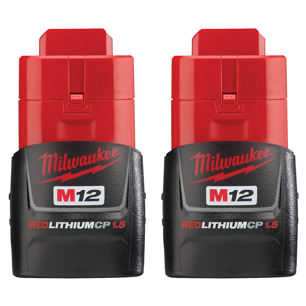 Milwaukee 48-11-2411 M12 REDLITHIUM Compact Battery Two Pack