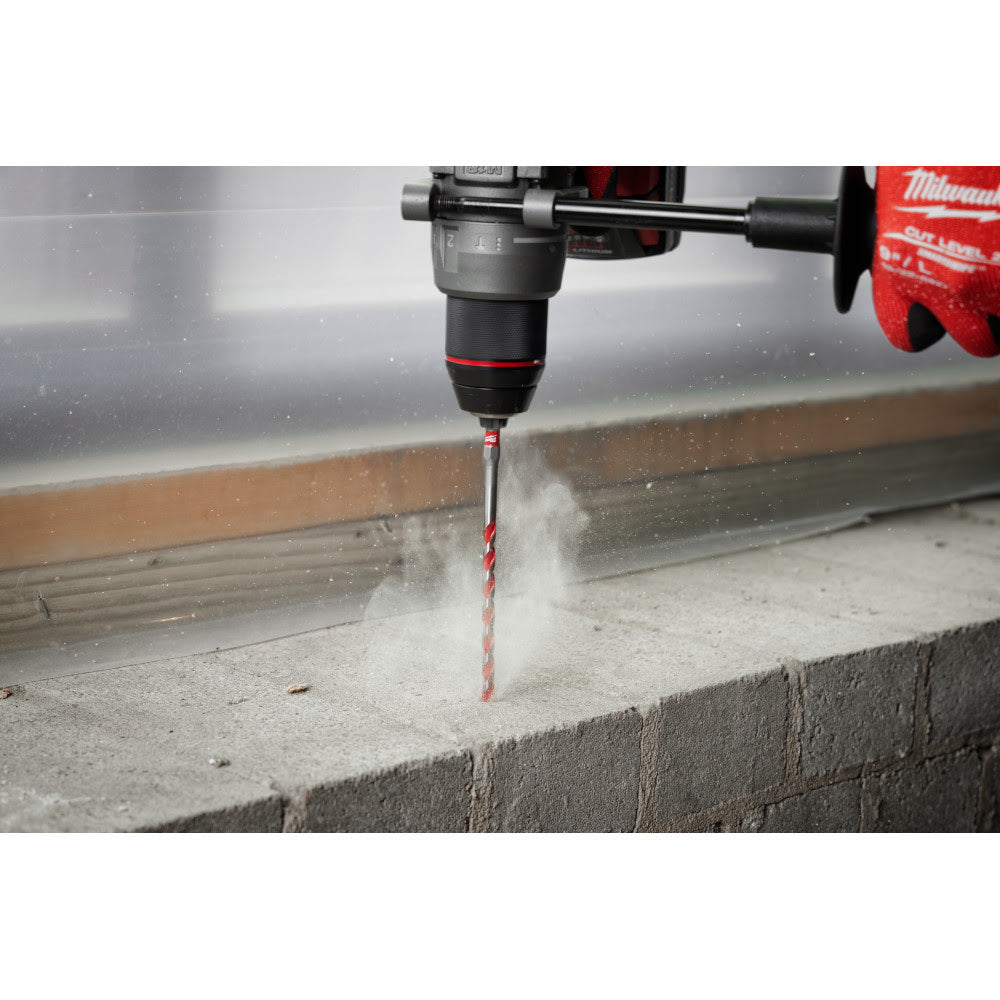 Milwaukee 48-20-9011 1/4" x 4" x 6" SHOCKWAVE™ Carbide Hammer Drill Bit - 8