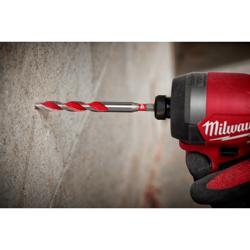 Milwaukee 48-20-9011 1/4" x 4" x 6" SHOCKWAVE™ Carbide Hammer Drill Bit - 9