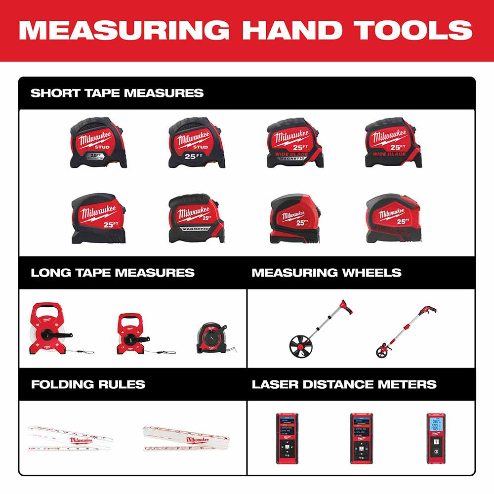 Milwaukee 48-22-0316 16Ft Compact Magnetic Tape Measure - 13