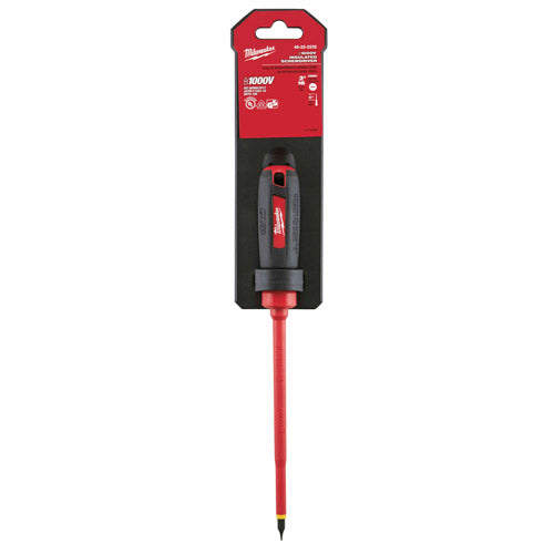 Milwaukee 48-22-2232 3/16" Cabinet - 6" 1000V Insulated Screwdriver - 2