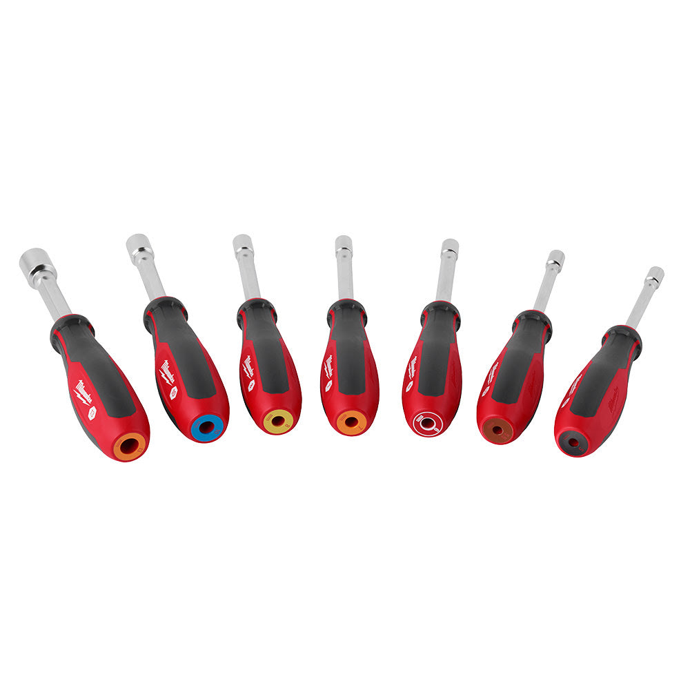 Milwaukee 48-22-2448 7pc Metric HollowCore Nut Driver Set - 6