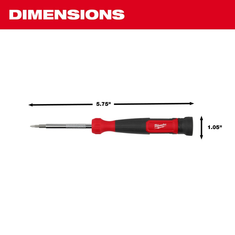 Milwaukee 48-22-2930 4-in-1 Precision Multi-Bit Screwdriver - 3