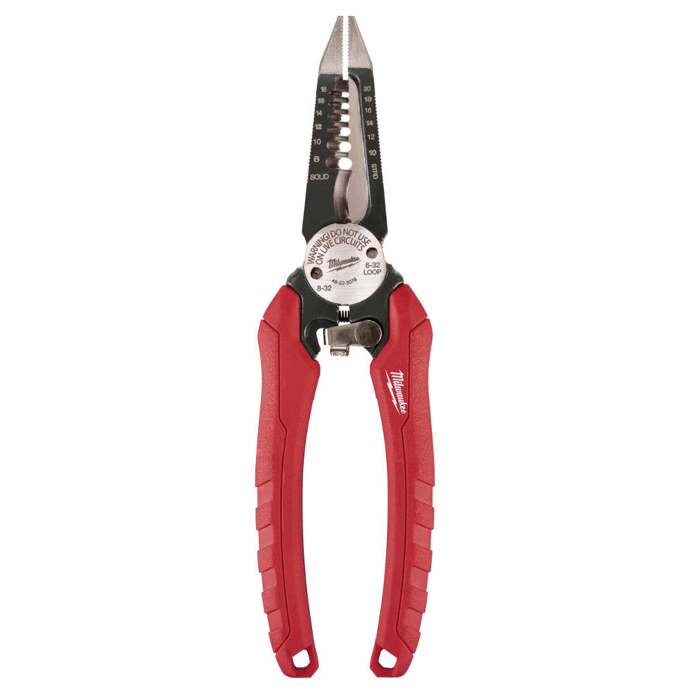 Milwaukee 48-22-3079 8GA - 20GA 6 IN 1 Combination Wire Pliers - 3