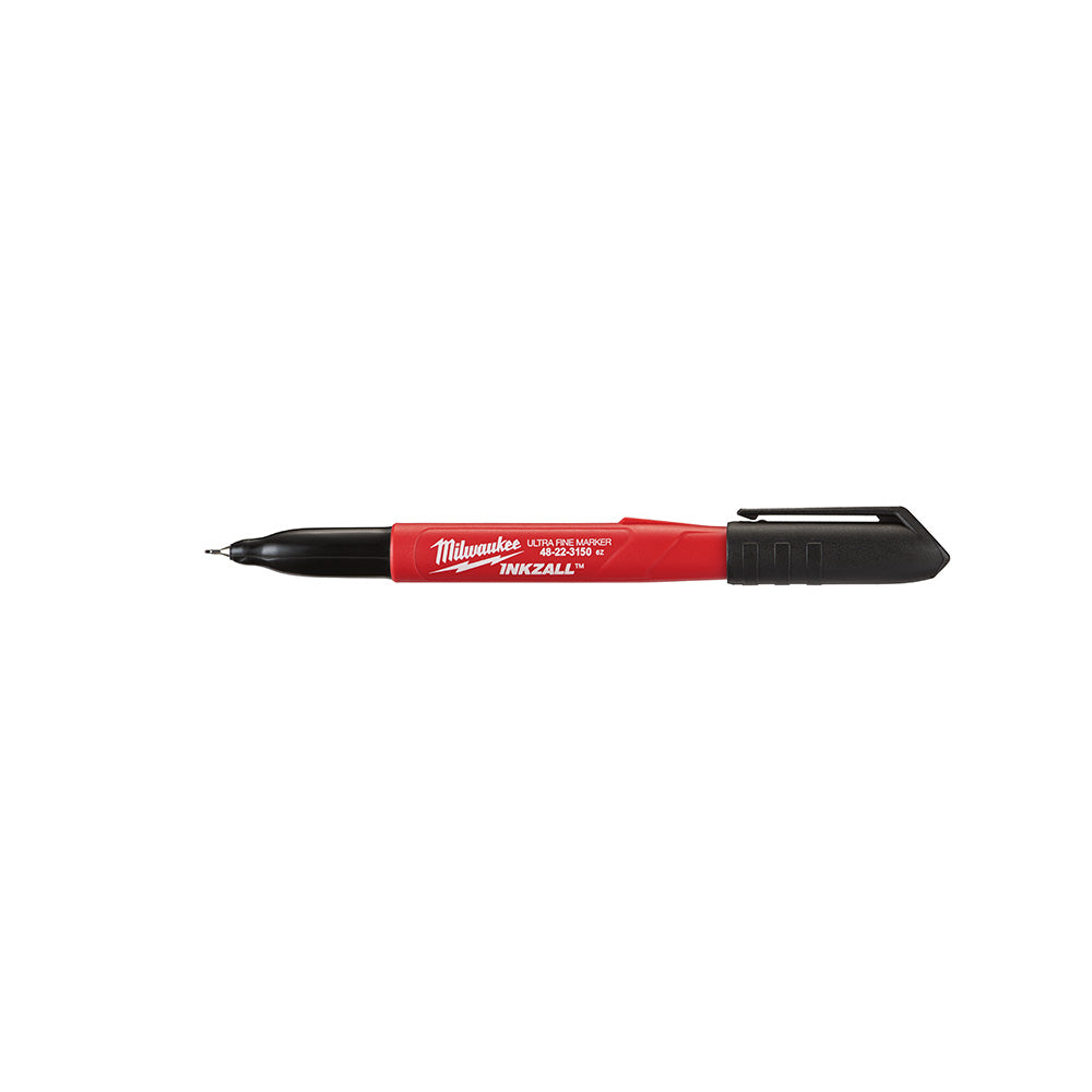 Milwaukee 48-22-3150 12 Pack INKZALL Black Ultra Fine Point Markers - 2