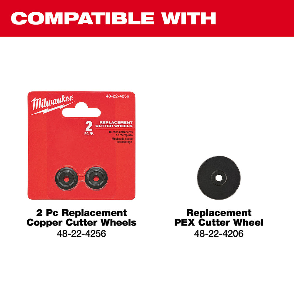 Milwaukee 48-22-4253 2-1/2" Quick Adjust Copper Tubing Cutter - 3