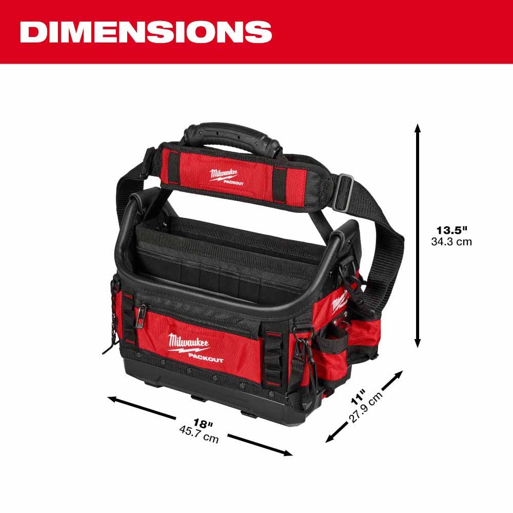 Milwaukee 48-22-8317 PACKOUT 15" Structured Tote - 3