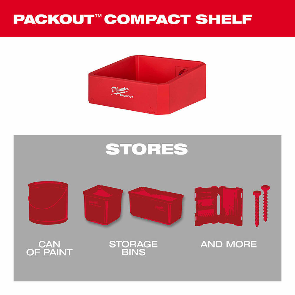 Milwaukee 48-22-8347 PACKOUT Shop Storage Compact Shelf - 3