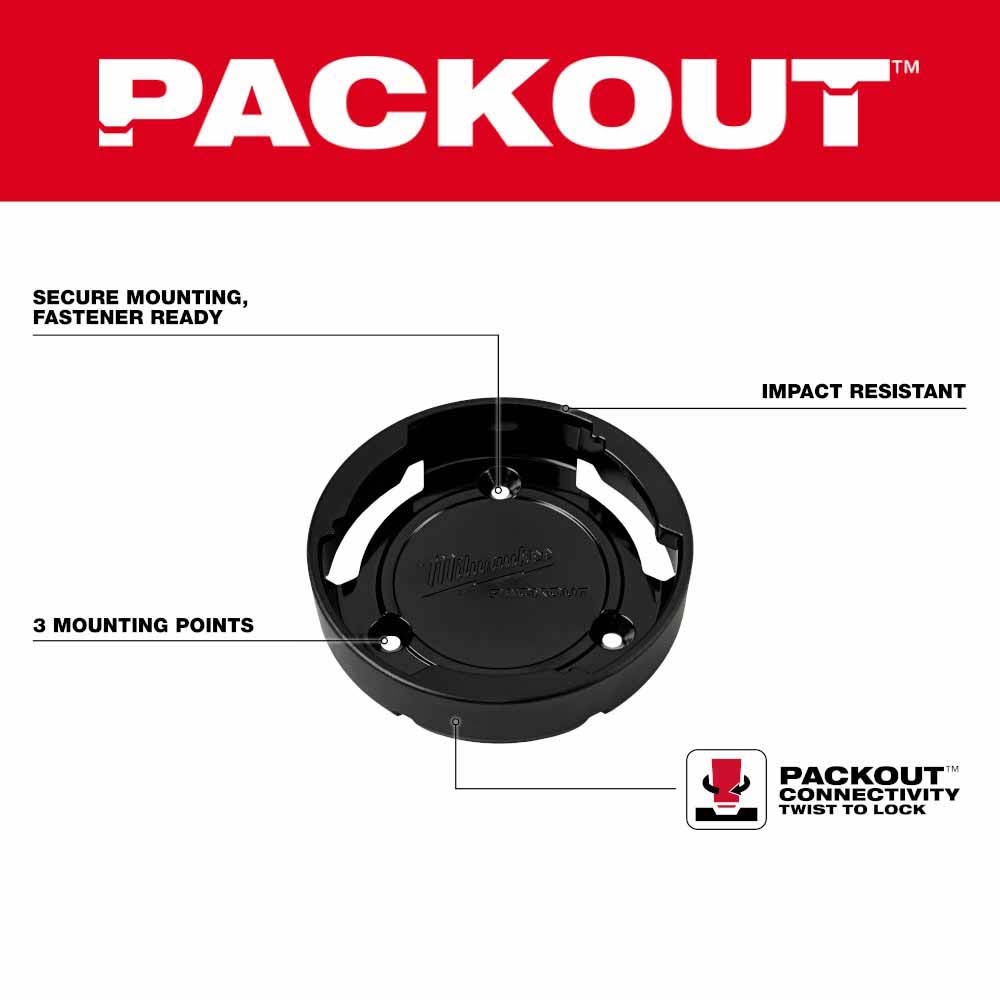 Milwaukee 48-22-8399 PACKOUT Twist to Lock Mount