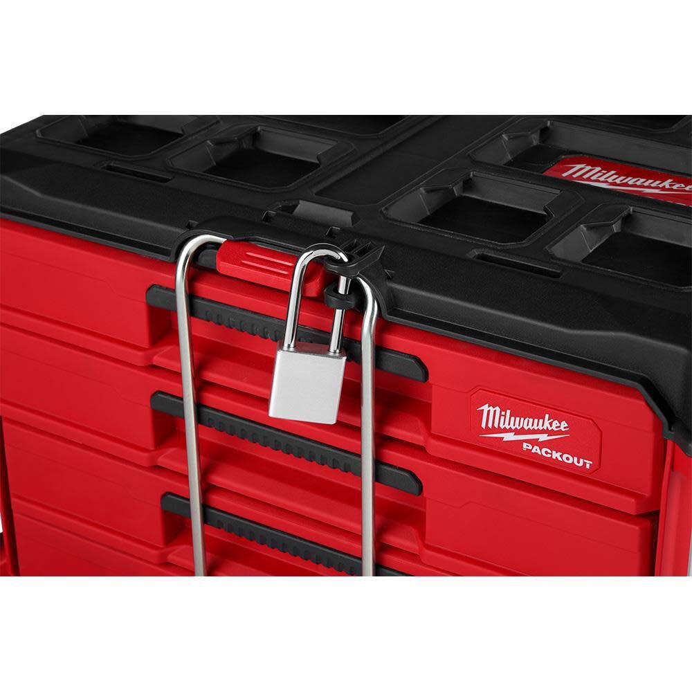 Milwaukee 48-22-8444 PACKOUT 4-Drawer Tool Box - 4