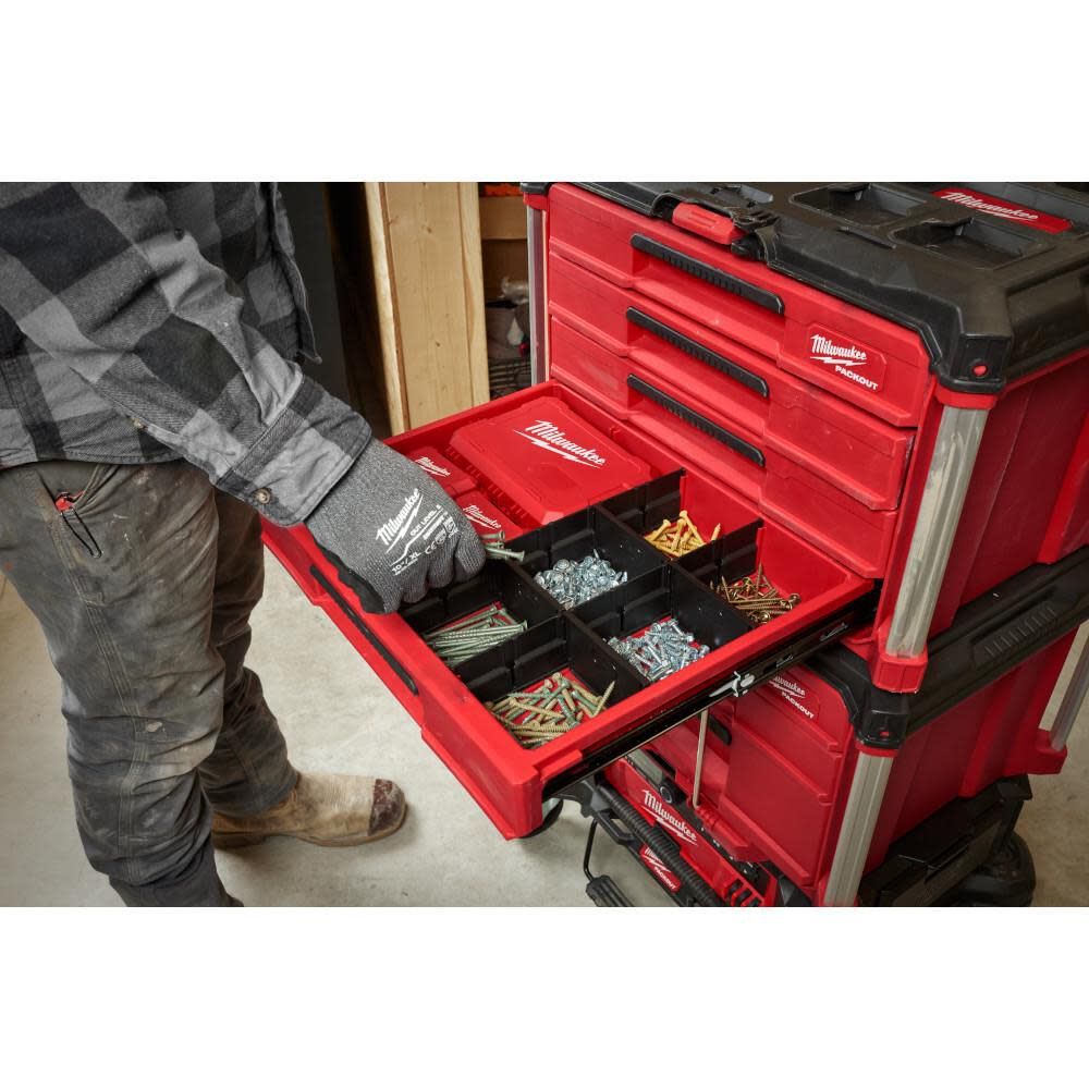 Milwaukee 48-22-8444 PACKOUT 4-Drawer Tool Box - 10