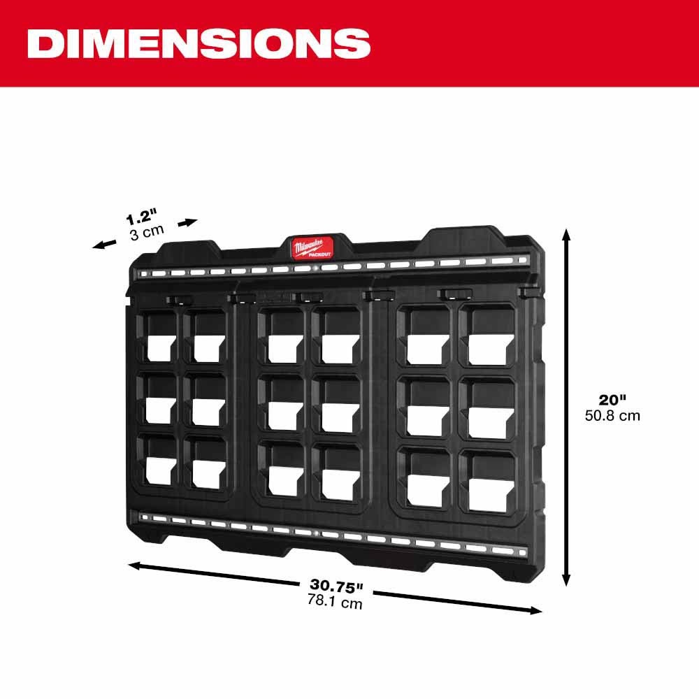 Milwaukee 48-22-8497 PACKOUT Large Wall Plate