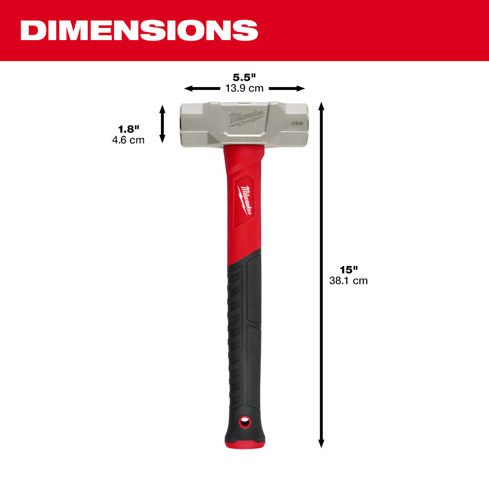 Milwaukee 48-22-9314 4lb Fiberglass Engineer Hammer