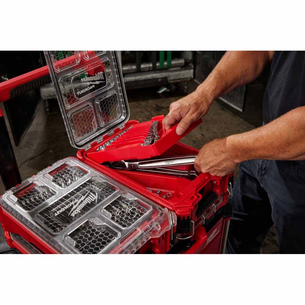 Milwaukee 48-22-9484 15pc SAE Combination Wrench Set with PACKOUT Compact Organizer - 5