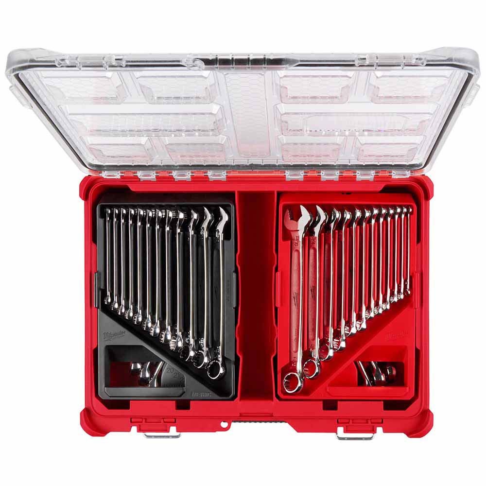 Milwaukee 48-22-9485 30pc Metric & SAE Combination Wrench Set with PACKOUT Organizer