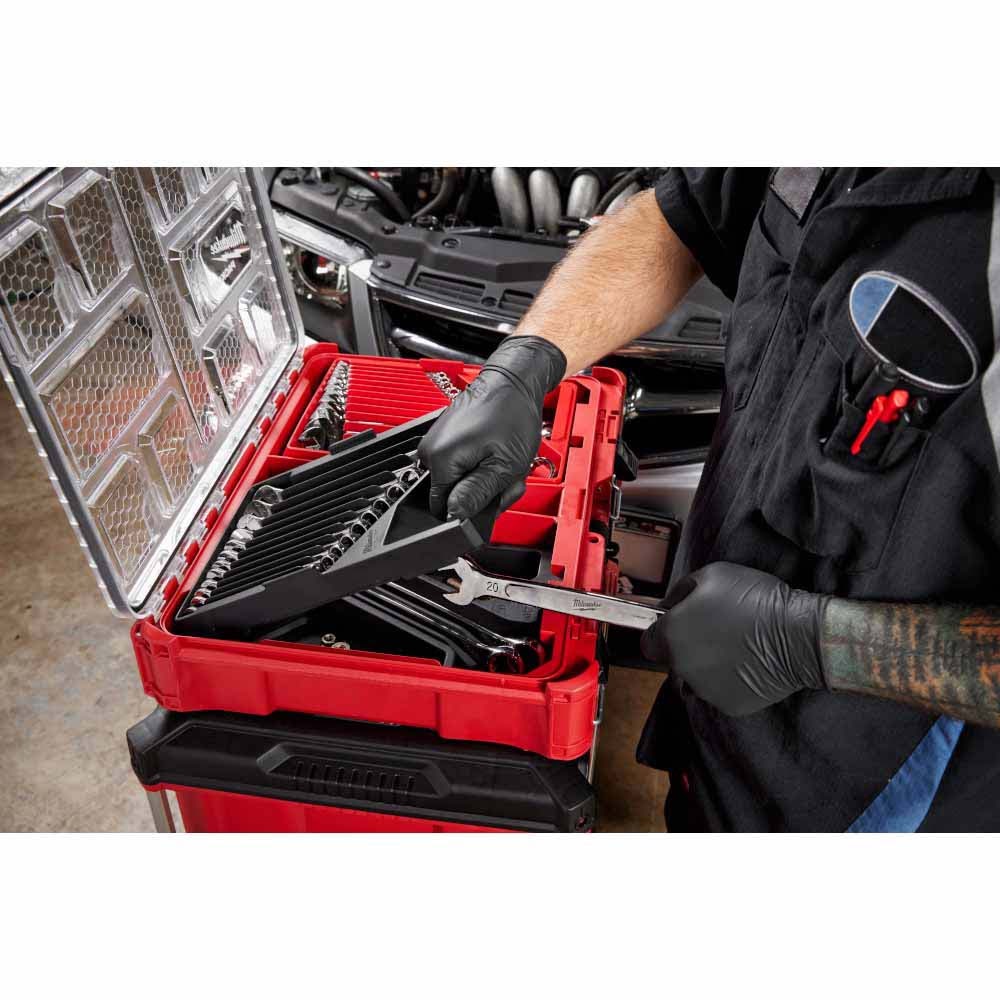 Milwaukee 48-22-9485 30pc Metric & SAE Combination Wrench Set with PACKOUT Organizer